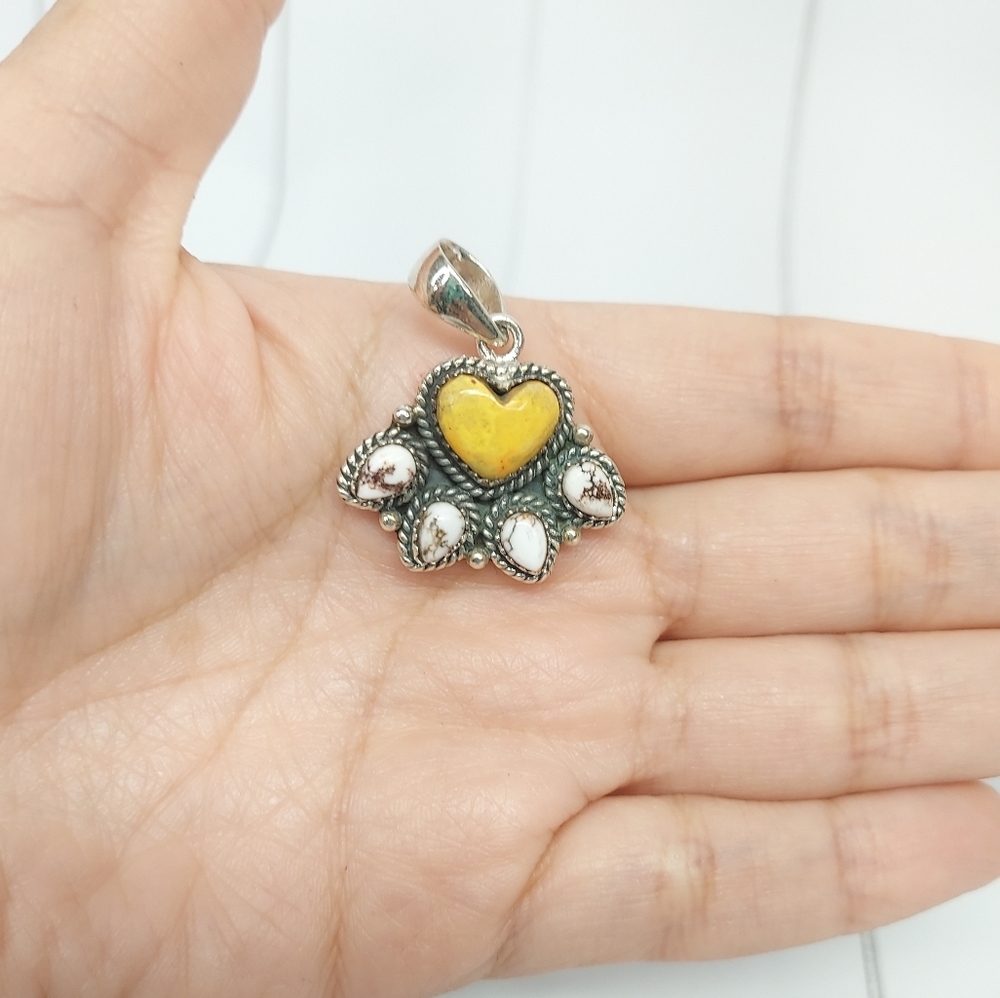 Handcrafted 925 Sterling Wild Horse Pendant